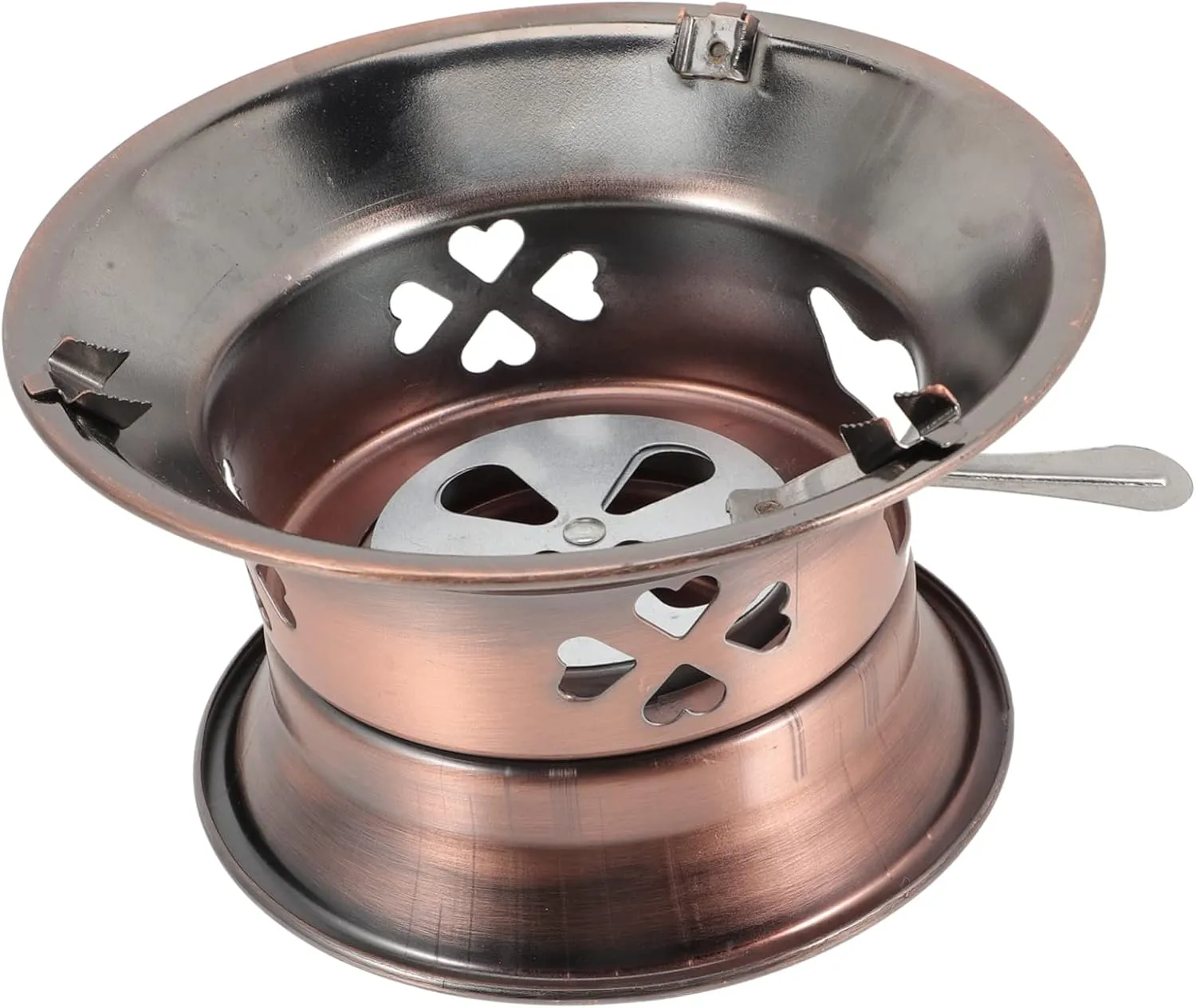Totority Camping Cooking Gear Portable Stove Burner Metal Alcohol Stove Stable Base for Windy Conditions