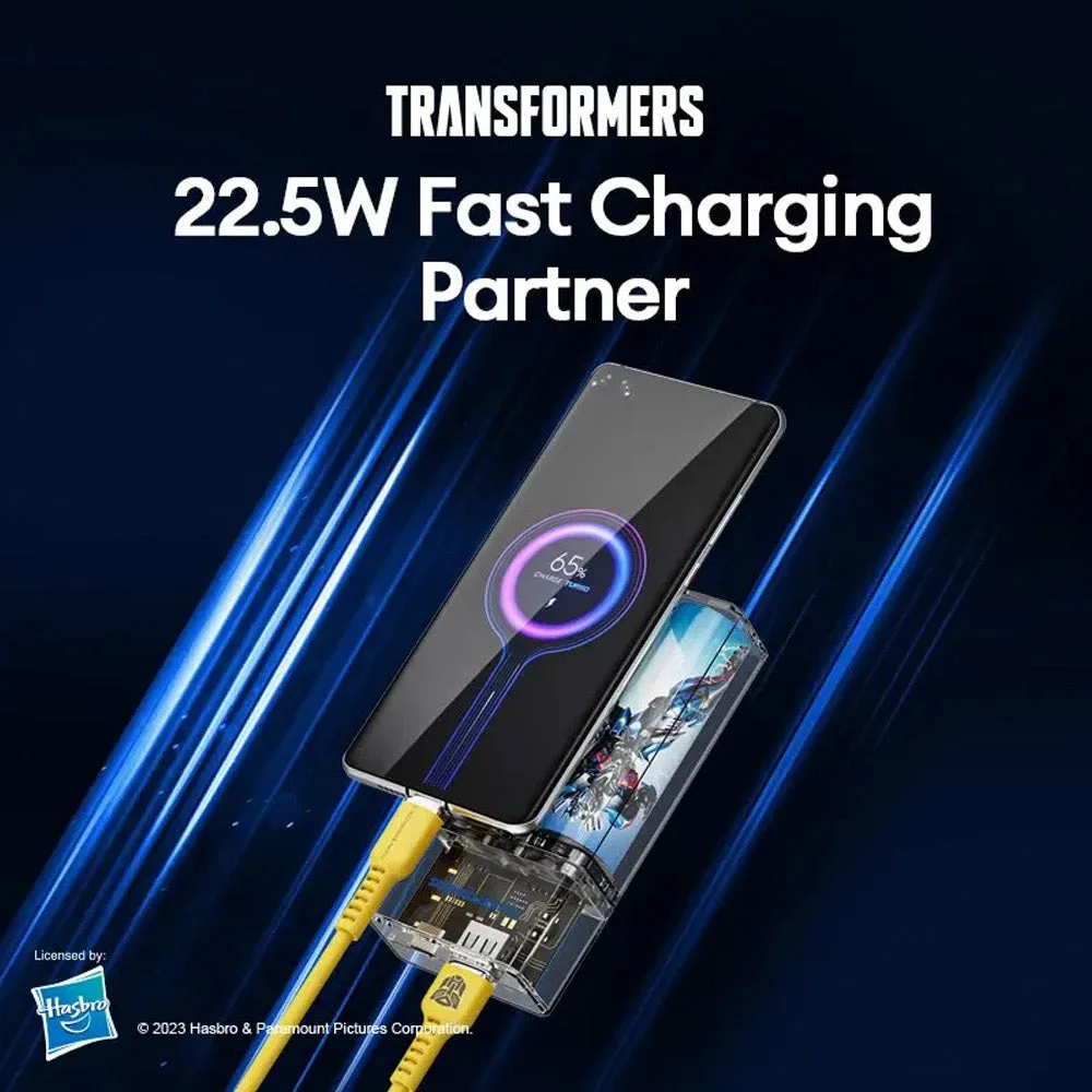 Transformers Detachable Battery Magnetic Power Bank 5000mAh 20W - Blue