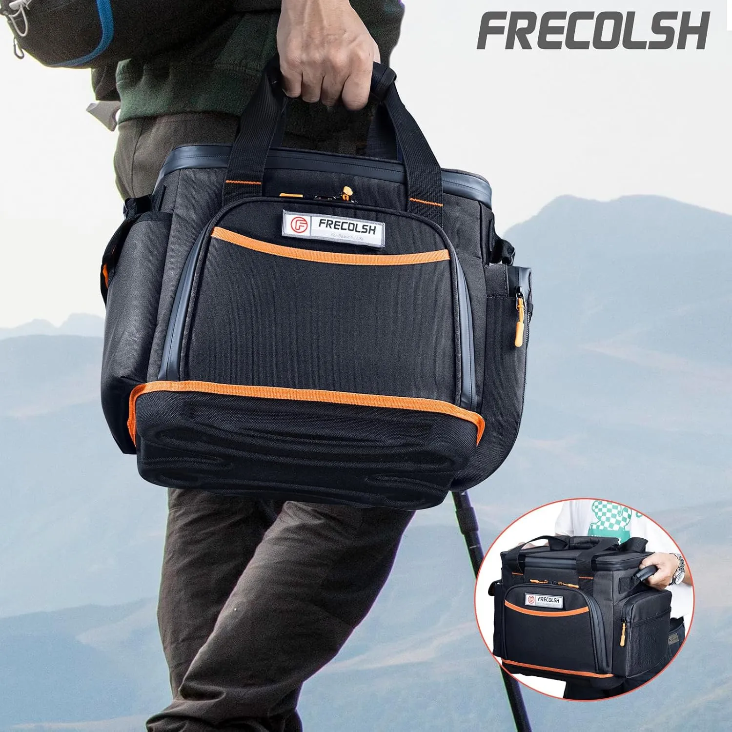 Travel Carrying Case Compatible with Jackery Explorer 1000, Portable Power Station Storage Case with Water- proof Bottom and Pocket for Jackery Accessories Solar Generator Storage Bag Only