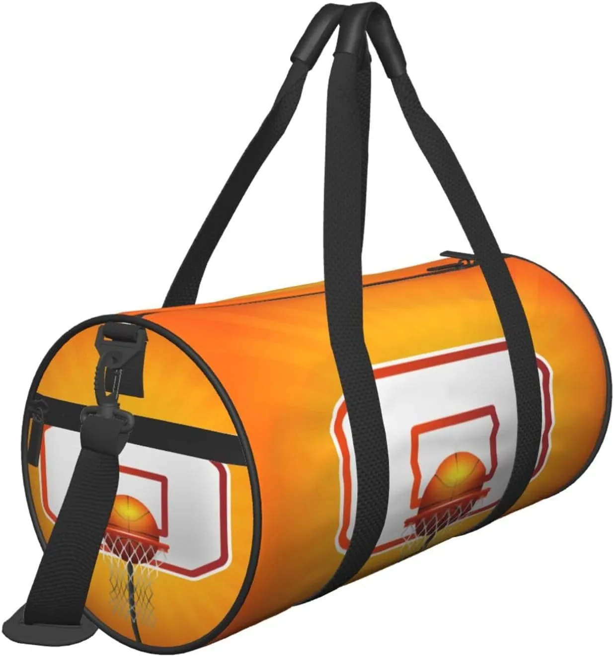 Travel Duffle Bag for Men Women, Basketball Basket Ball Duffle Bags for Sport Gym Overnight Luggage