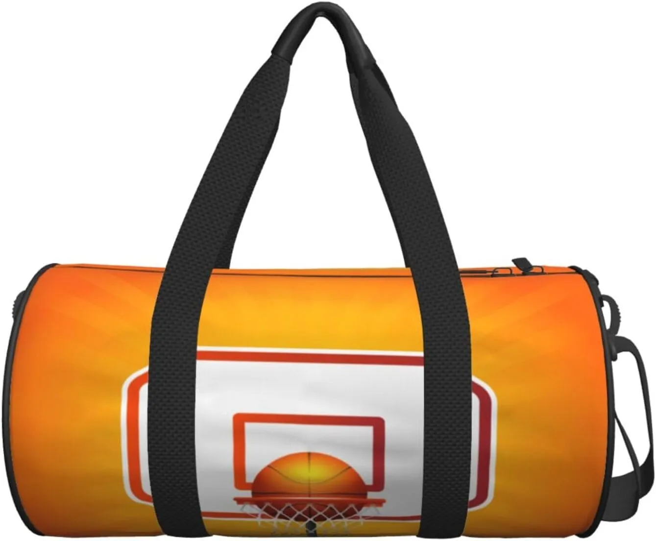 Travel Duffle Bag for Men Women, Basketball Basket Ball Duffle Bags for Sport Gym Overnight Luggage