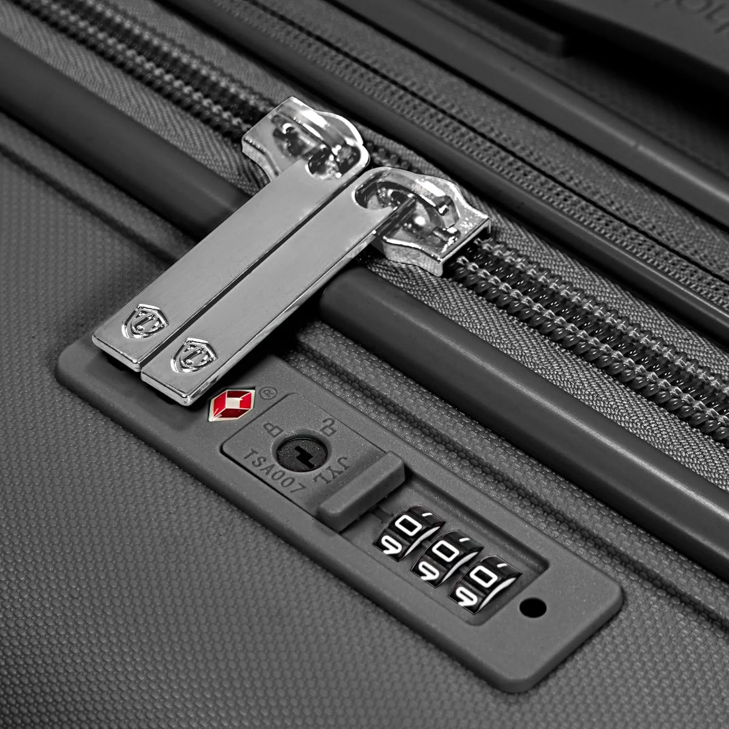 Traveler's Choice Pagosa Indestructible Hardshell Expandable Spinner Luggage, Grey, 2 Piece Set