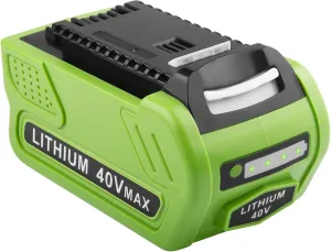 Tree.NB 6.0Ah 40V Lithium Battery - Replacement for Greenworks 40V 6000mAh Battery G-MAX 29472 29462 29252 20202 22262 25312 20302 20672 25302 24252 24282 Cordless Power Tools Lithium-ion Batteries