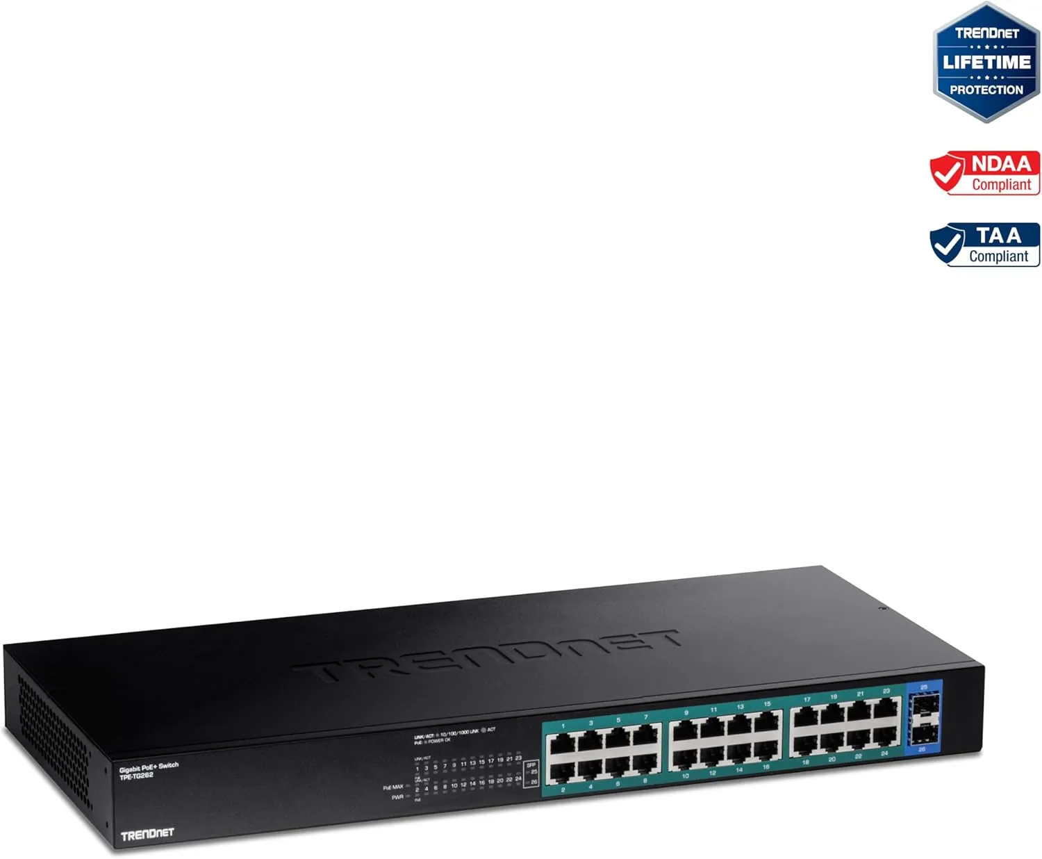 Trendnet TPE-TG262 26 Port Gigabit Poe Plus Switch
