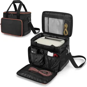 Trunab Carrying Case Compatible with ECOFLOW River2/River2 Pro, Storage Bag with Waterproof Bottom and Front Pockets for Charging Cable and Accessories