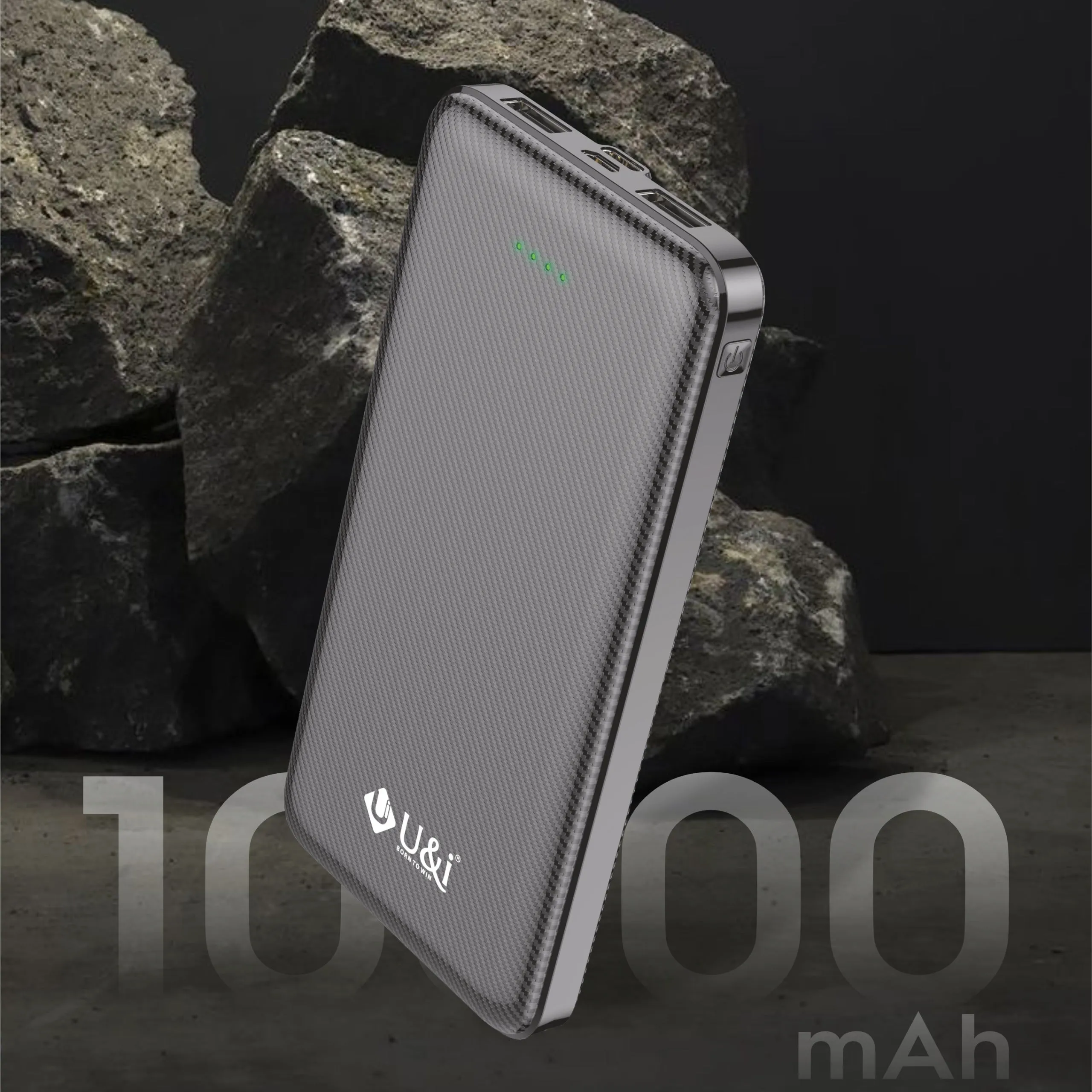 U&i Entry 23 Series 10K mAh Battery Capacity Power Bank| 17W Output Portable Power Bank