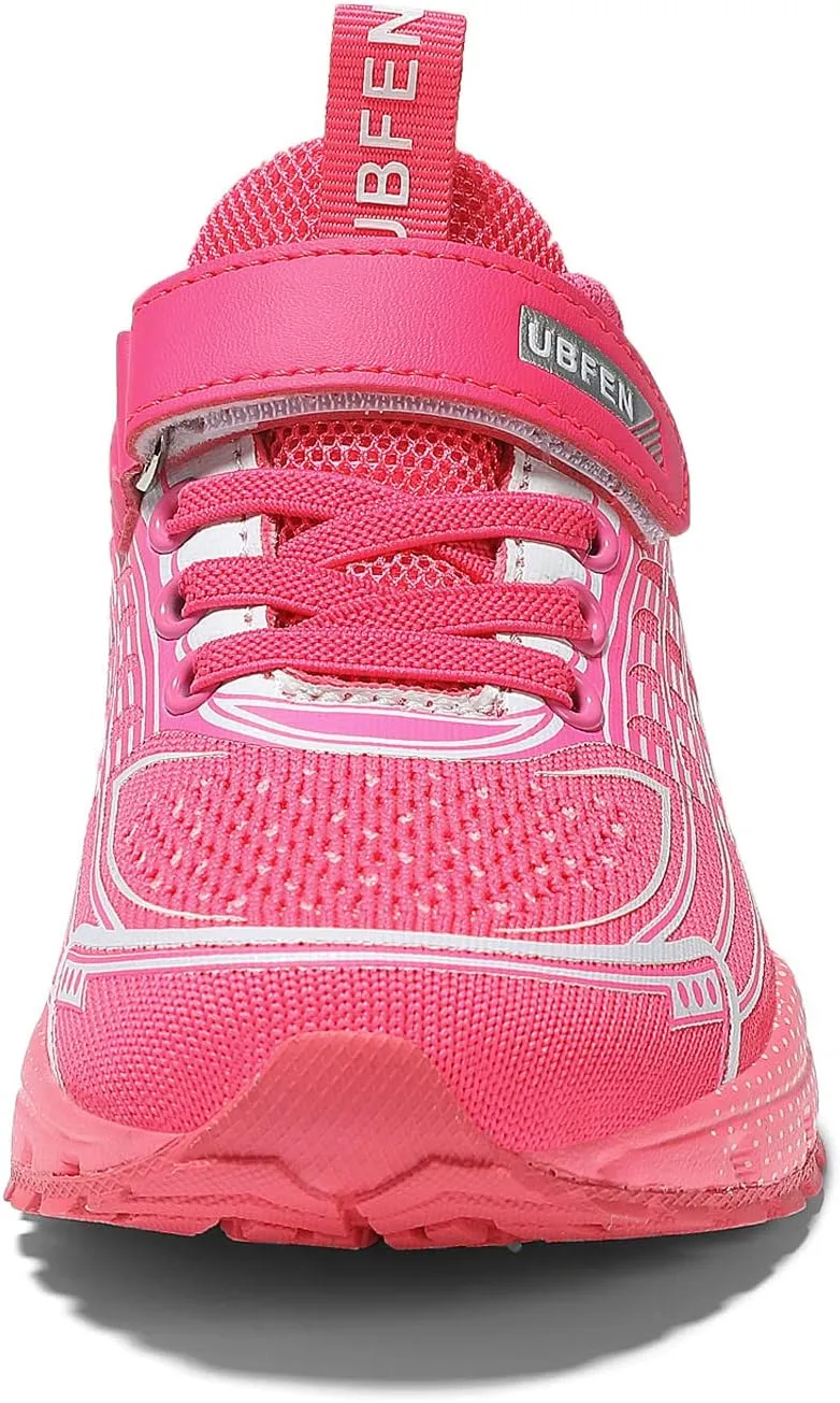 UBFEN Kids Sneakers Boys Girls Tennis Shoes for Running Athletic Walking Gym Sports Lightweight Breathable