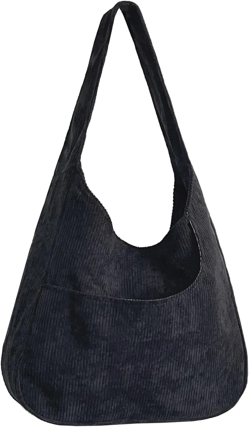 Ulisty Women Corduroy Wide Strap Hobo Bag Shoulder Bag Casual Underarm Bag Handbag