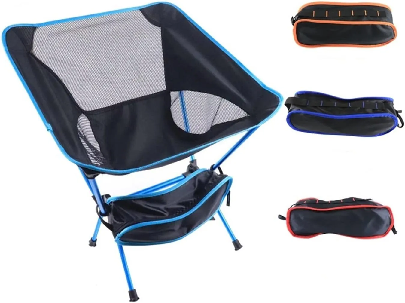 Ultralight Portable Folding Chair Detachable Outdoor Fishing Camping Travel BBQ Oxford Cloth High Load 150kg BBQ Seat