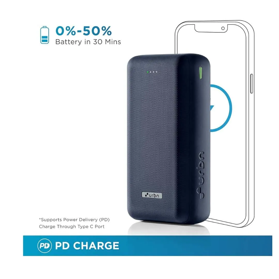 URBN 27000 mAh Power Bank (Blue)