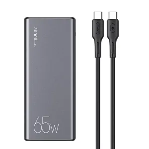 USAMS 30000mAh 65W Fast Charging Power Bank   100W Data Cable