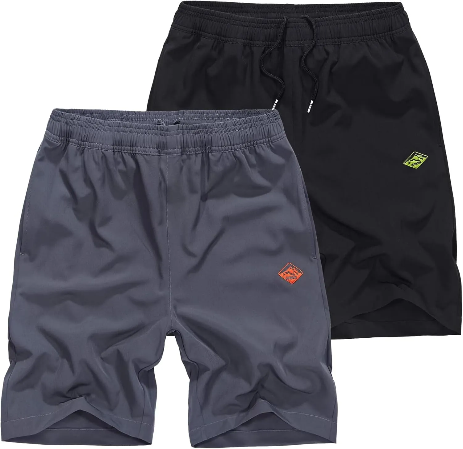 Vcansion Men's Outdoor Lightweight Hiking Shorts Quick Dry Sports Casual Shorts Skateboard Shorts Swimming Shorts
