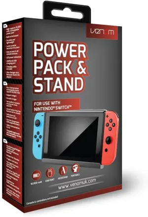 Venom Switch 10,000mAh Power Bank with Kick Stand (Nintendo Switch)