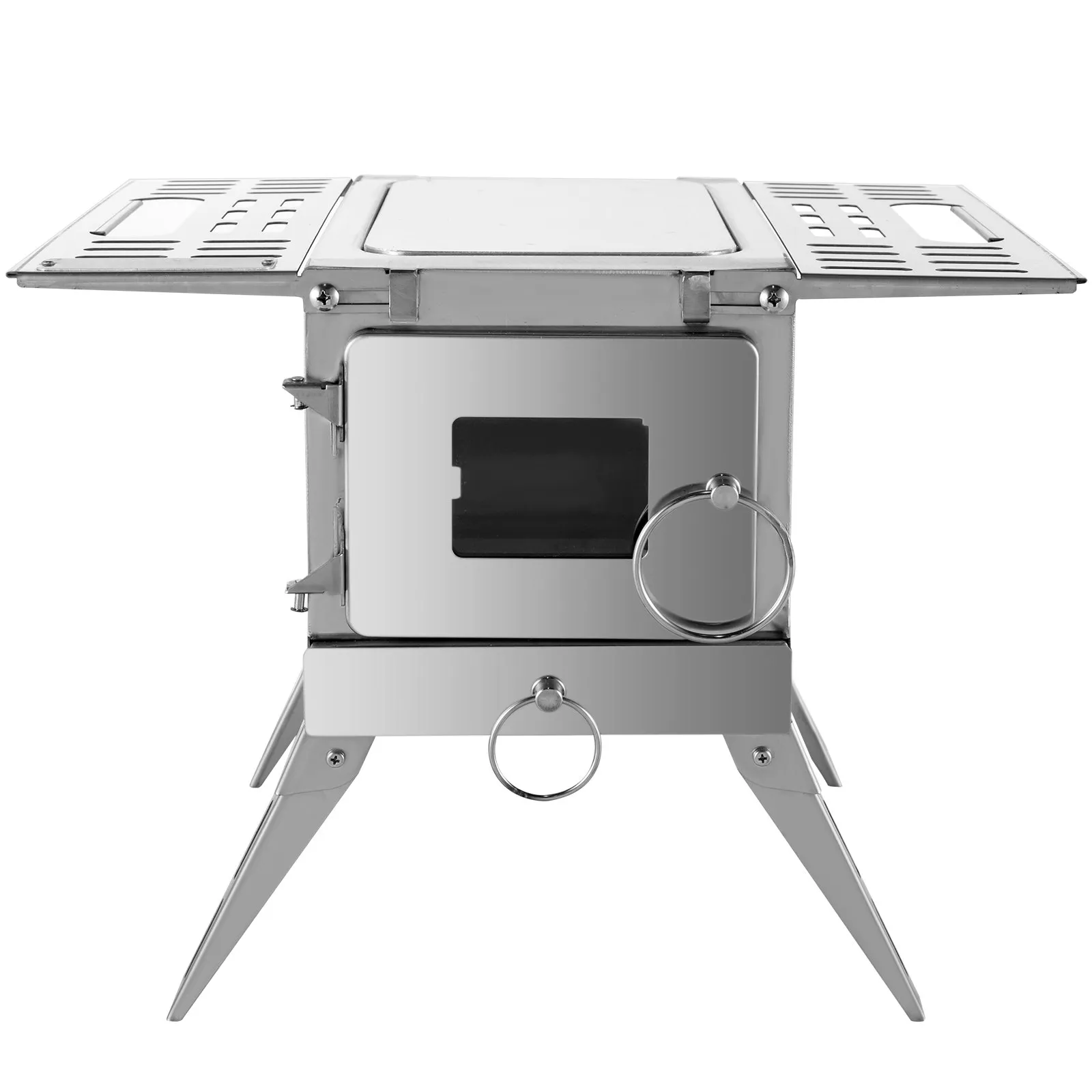 VEVOR Tent Wood Stove - Stainless Steel Camping Wood Burning Stove
