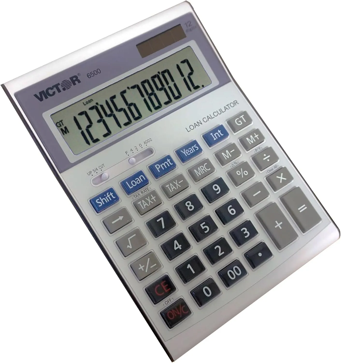 Victor 6500 Executive Desktop Loan Calculator, 12-Digit LCD