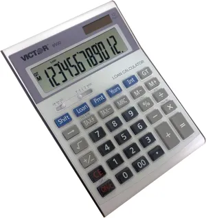 Victor 6500 Executive Desktop Loan Calculator, 12-Digit LCD