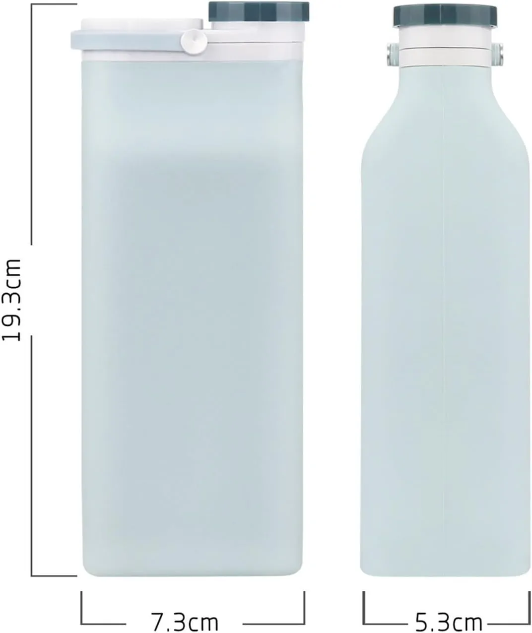 Water Bottle Sports Water Bottles Outdoorsy Squeeze Water Bag Water Drinking Bottle Collapsible Water Bottles Travel Water Bottle(Gray)