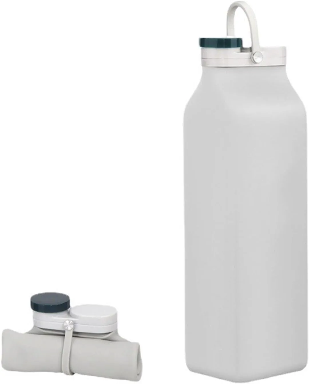 Water Bottle Sports Water Bottles Outdoorsy Squeeze Water Bag Water Drinking Bottle Collapsible Water Bottles Travel Water Bottle(Gray)