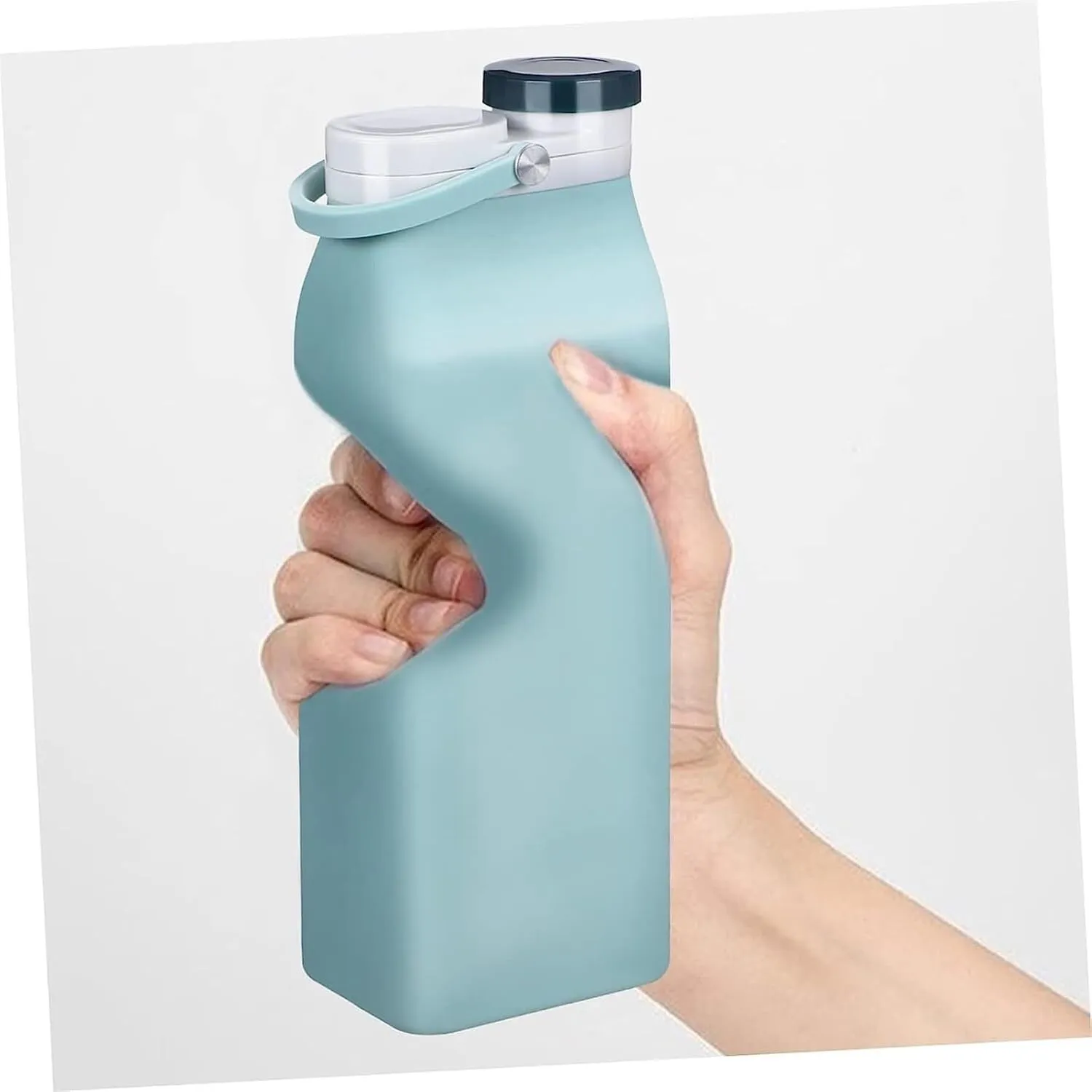 Water Bottle Sports Water Bottles Outdoorsy Squeeze Water Bag Water Drinking Bottle Collapsible Water Bottles Travel Water Bottle(Gray)