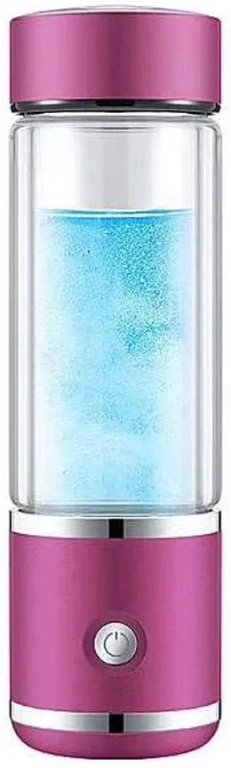 Water Purifiers, Hydrogen Alkaline Sport Water Bottle Hydrogen Water Bottle PEM Technology Ionizer Mode 5 Mins Make Hydrogen Content Up to 1500-1800 PPB and PH 7.5~9.5 No Ozone Residual Chlorine 350