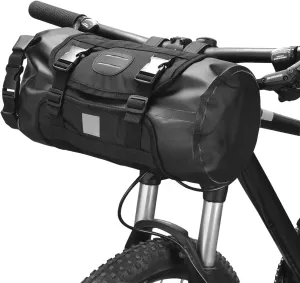 Waterproof Bike Handlebar Bag Front Bicycle Dry Pack Large Capacity Cycle Front Storage Bag for Road Bike Mountain Bike