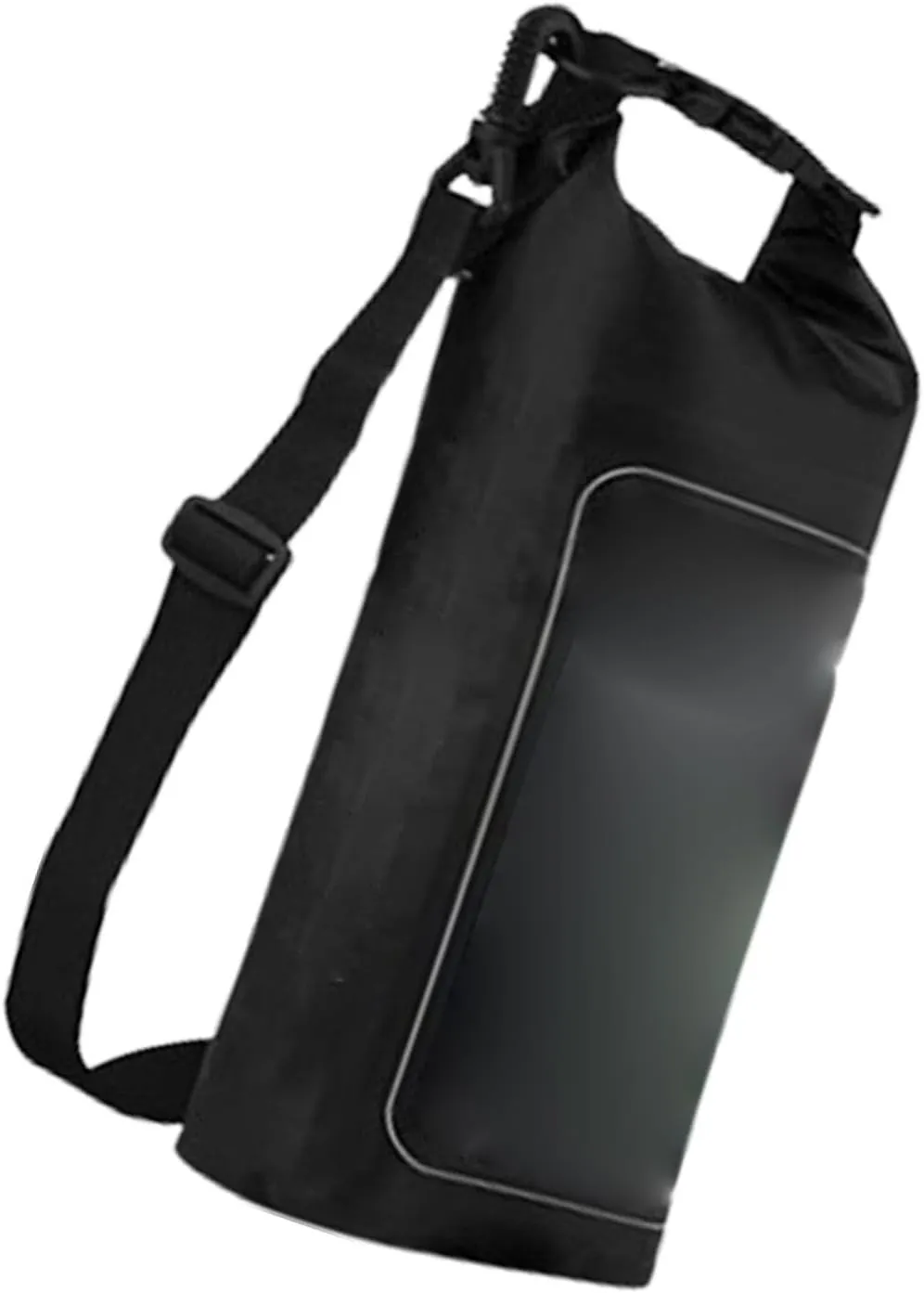 Waterproof Dry Bag Float Waterproof Bag Roll Top Duffle 2L Float Bag for Kayaking Waterproof Sack for Sailing Surfing, Black