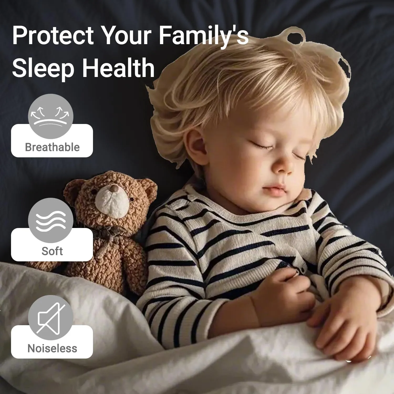 Waterproof Mattress Protector Queen Size, Noiseless Mattress Cover with 18" Deep Pocket,Bed Bug Proof and Waterproof Mattress Cover, Machine Washable Black Bed Sheets Queen