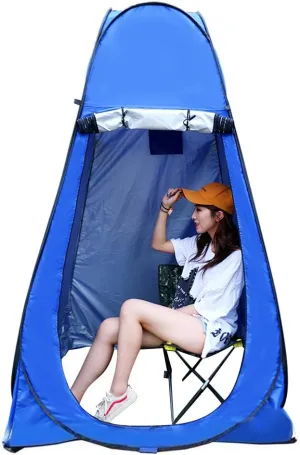 Waterproof Tent 1-2 Person Camping, Instant Set Up, Outdoor Hiking Backpacking Tent Shelter Mobile Toilet