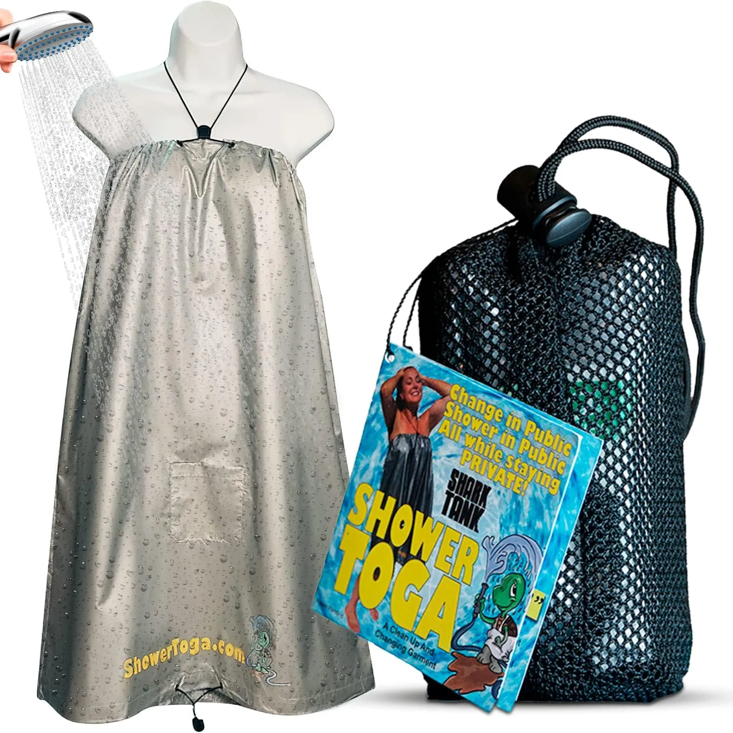 Wearable Shower Garment, Privacy RV & Camping Shower, Surf Poncho, Shower Tent, or Portable Changing Room