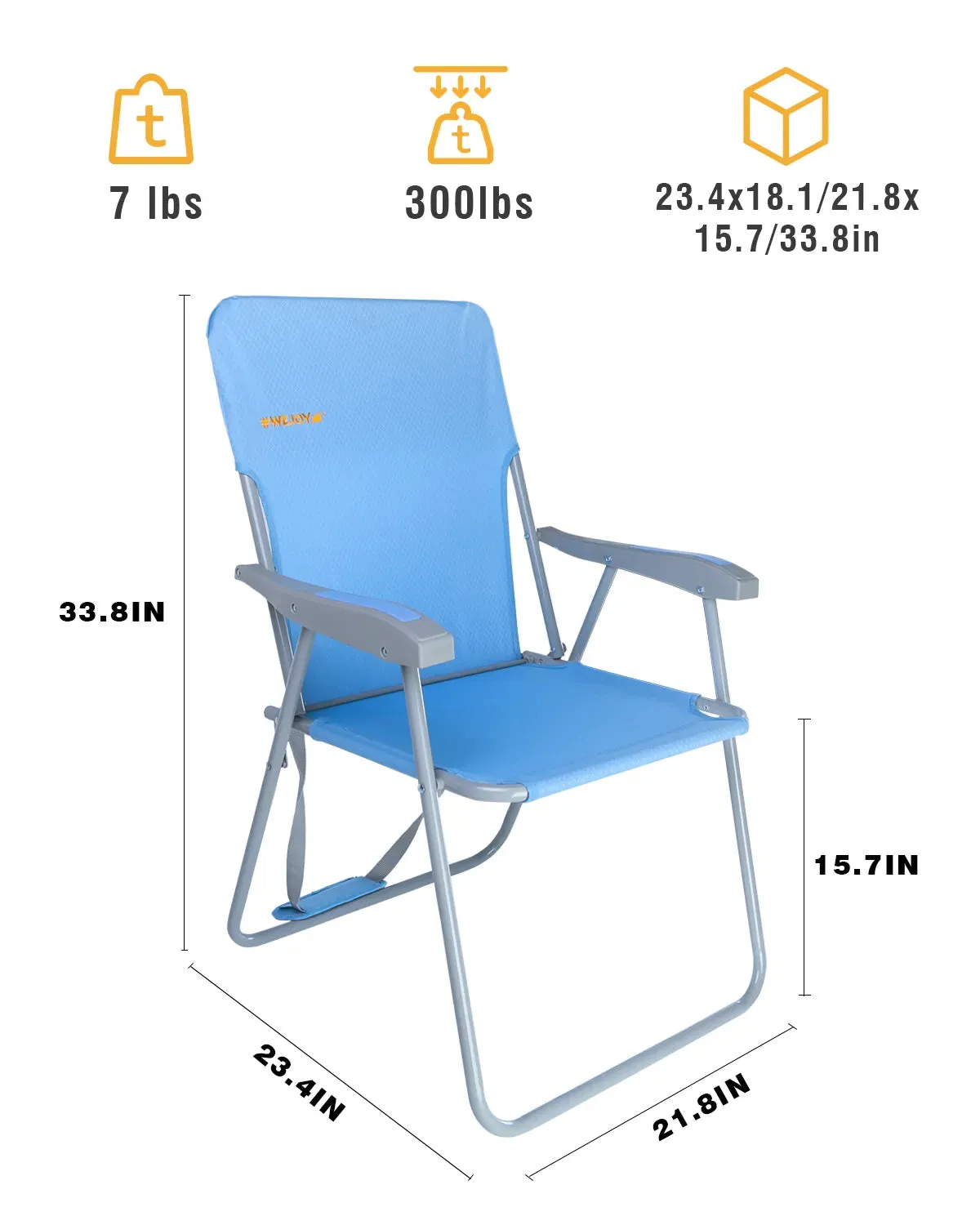 WEJOY Beach Chair Set of 2