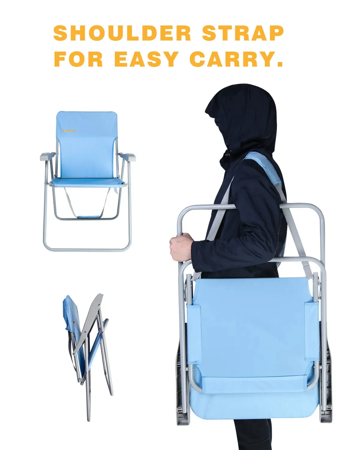 WEJOY Beach Chair Set of 2