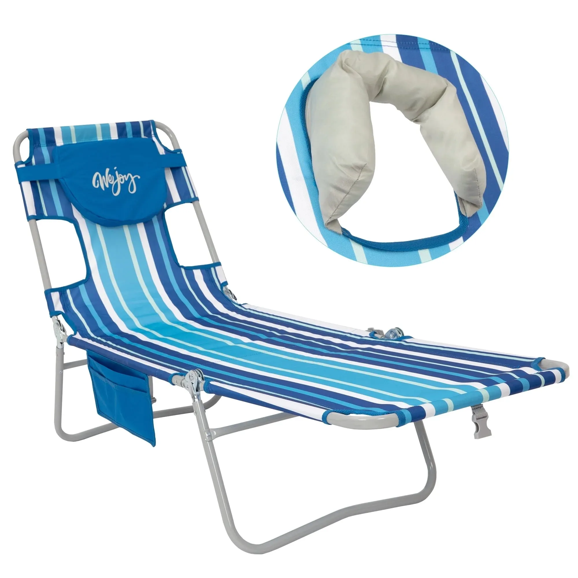 WEJOY Premium 5-Position Adjustable Chaise Lounge