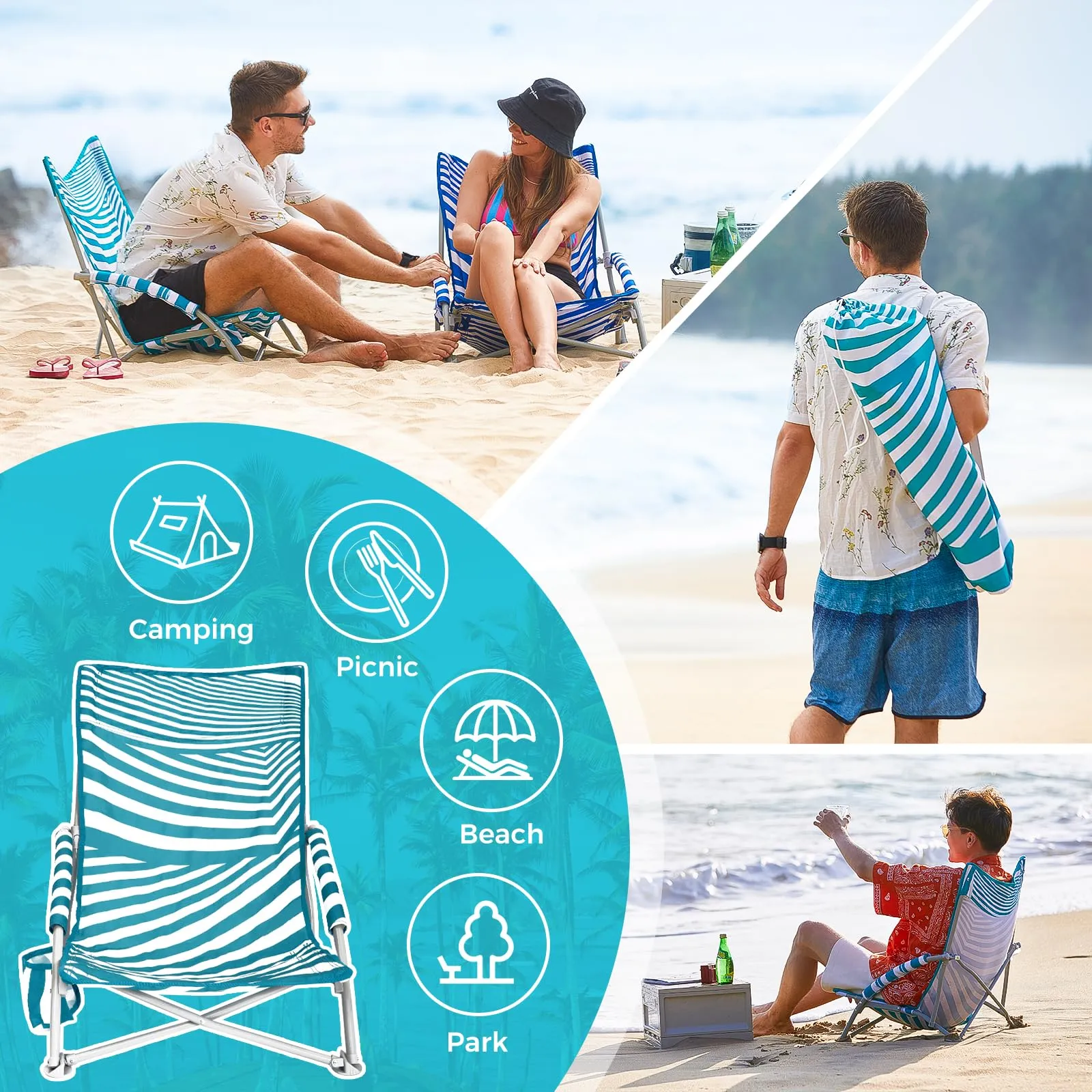 WEJOY Quick-up Beach Chair