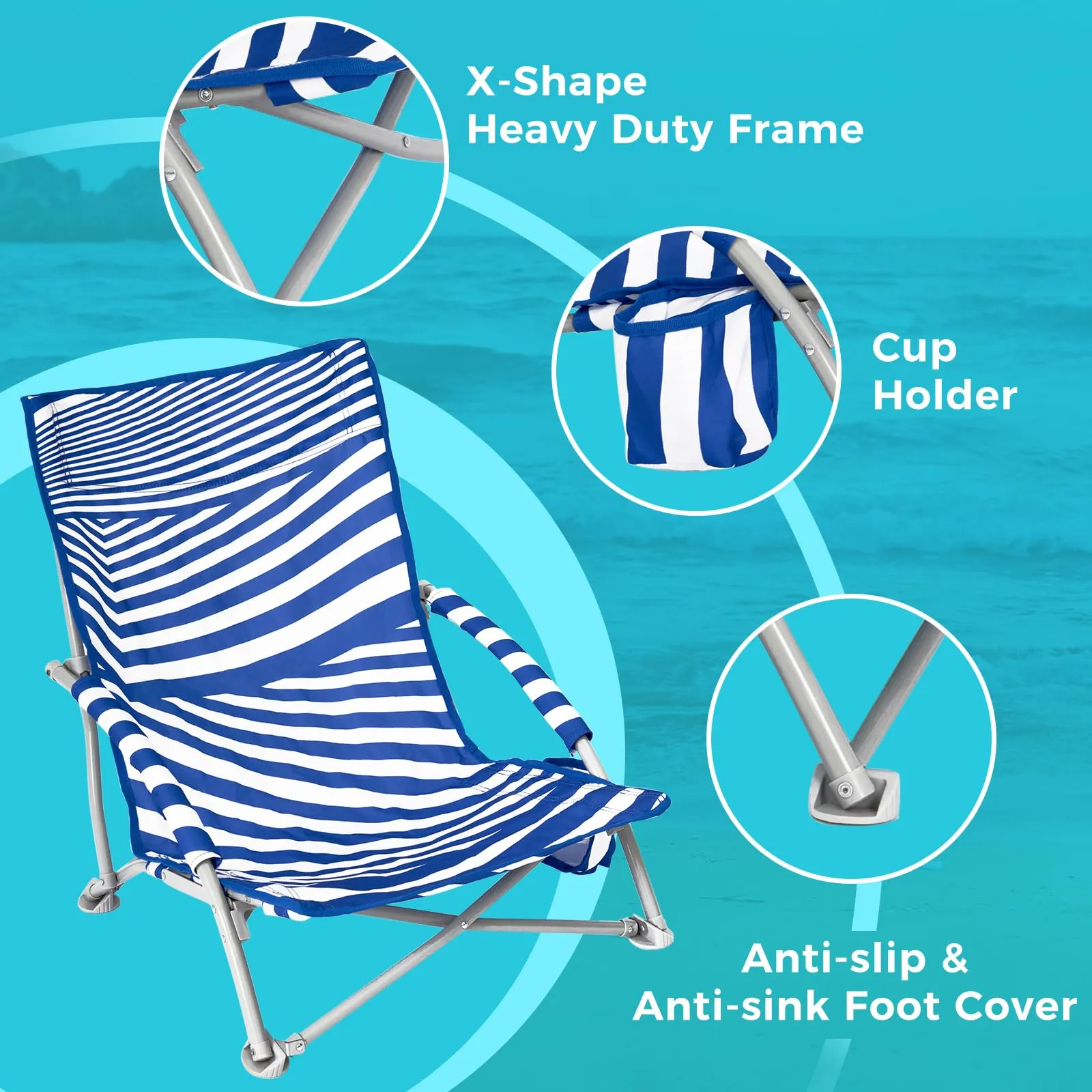 WEJOY Quick-up Beach Chair