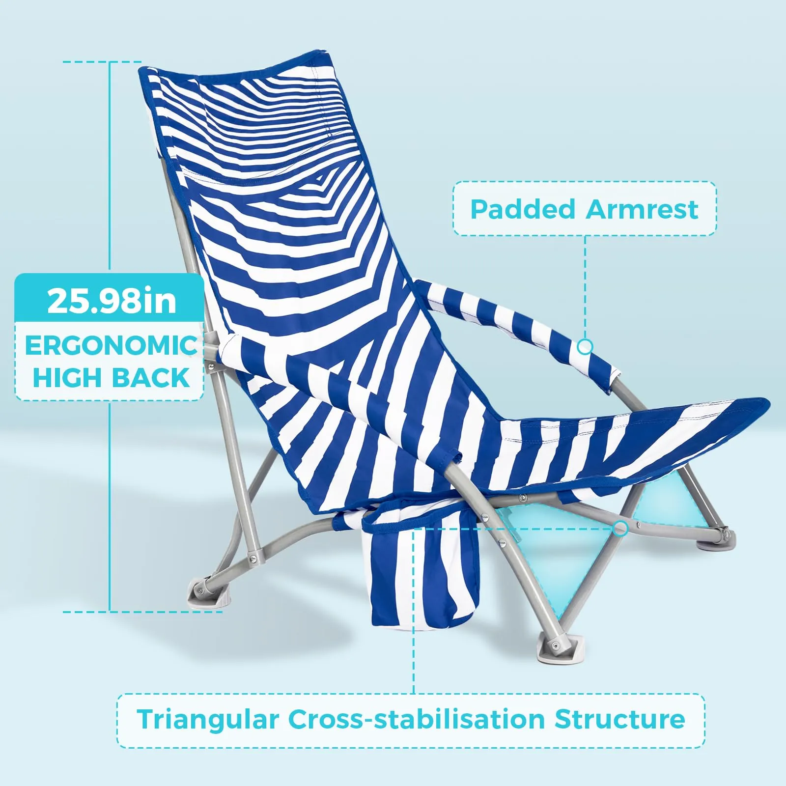 WEJOY Quick-up Beach Chair