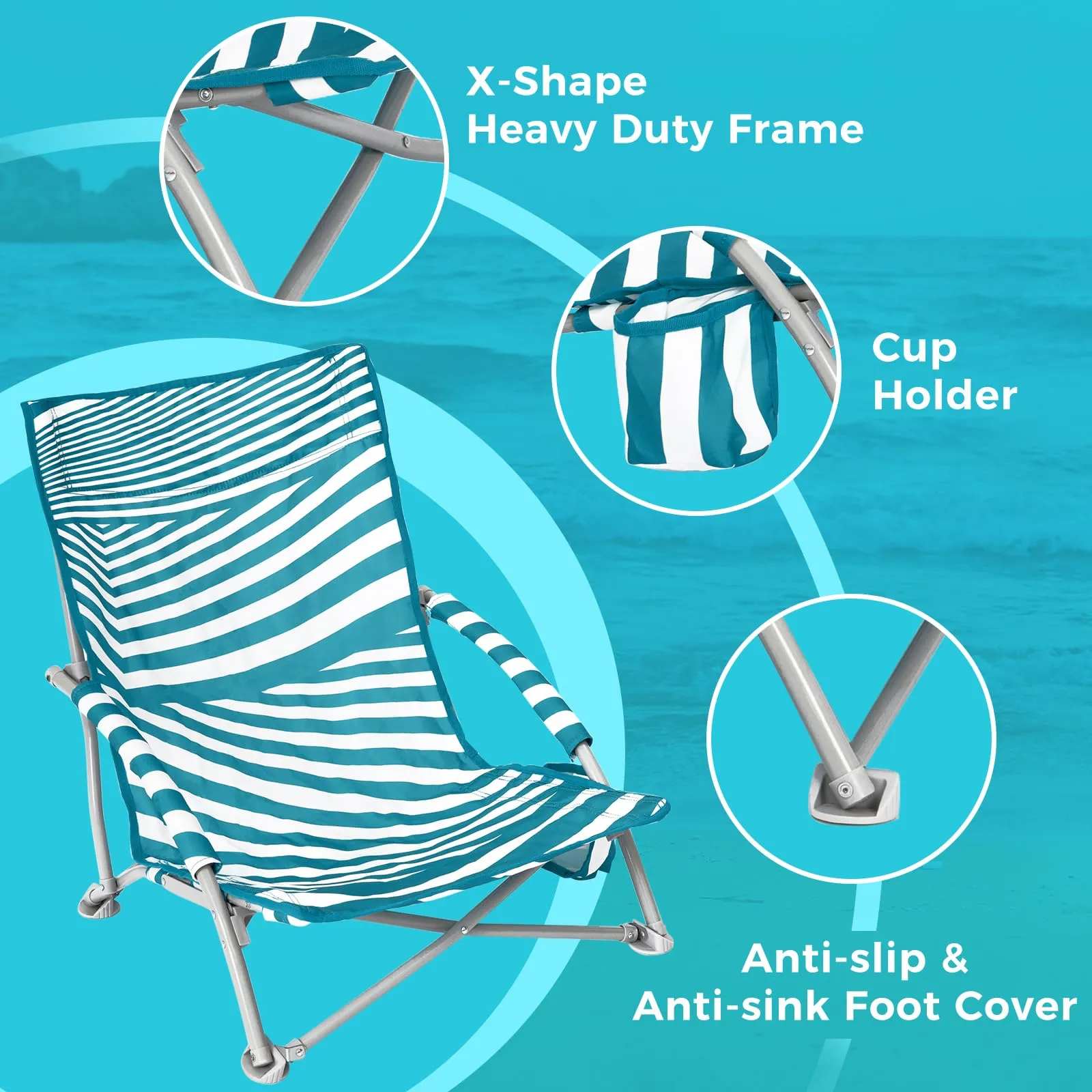 WEJOY Quick-up Beach Chair