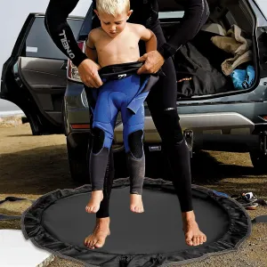 Wetsuit Changing Mat-Wet Clothes Change Bag with Handle and Drawstring-Waterproof Dry Bag Suited for Swimmers,Boaters,Surfing,Camping