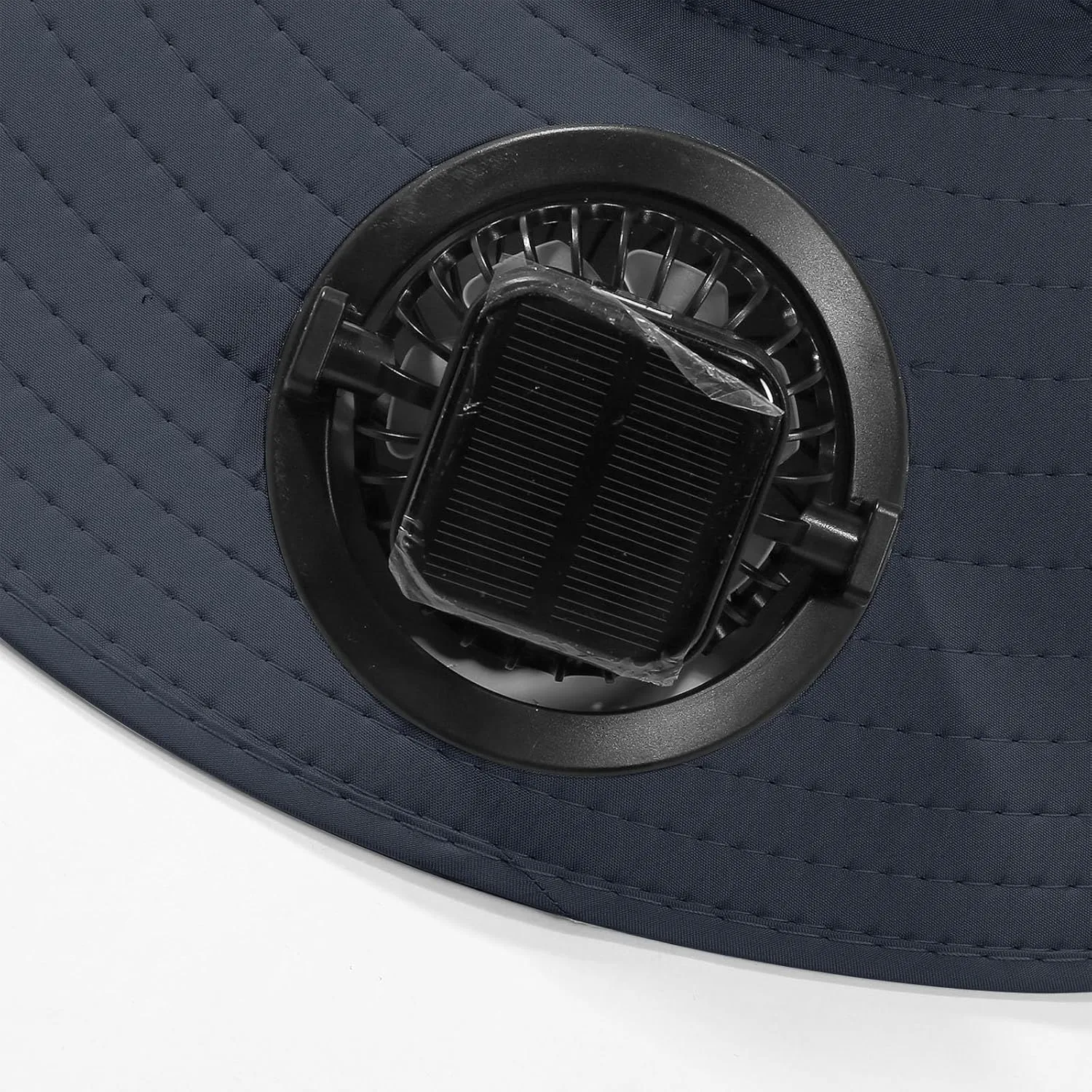 Wide Brim Fishing Hat with Solar Fan, 2 Solar Fan Hats for Men, USB & Solar Powered Fan Hat, Sun Hat for Man