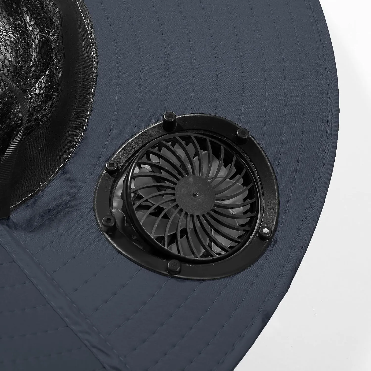 Wide Brim Fishing Hat with Solar Fan, 2 Solar Fan Hats for Men, USB & Solar Powered Fan Hat, Sun Hat for Man
