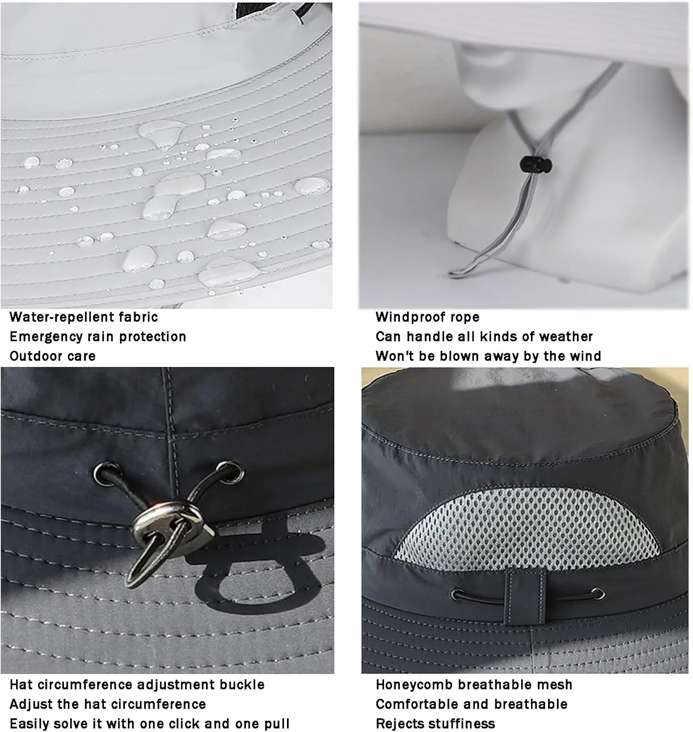 Wide Brim Solar Fan Hat Outdoor Fishing,Solar Powered Fan Hat,Fishing Hats for Men with Removable Neck Flap and Face Cover