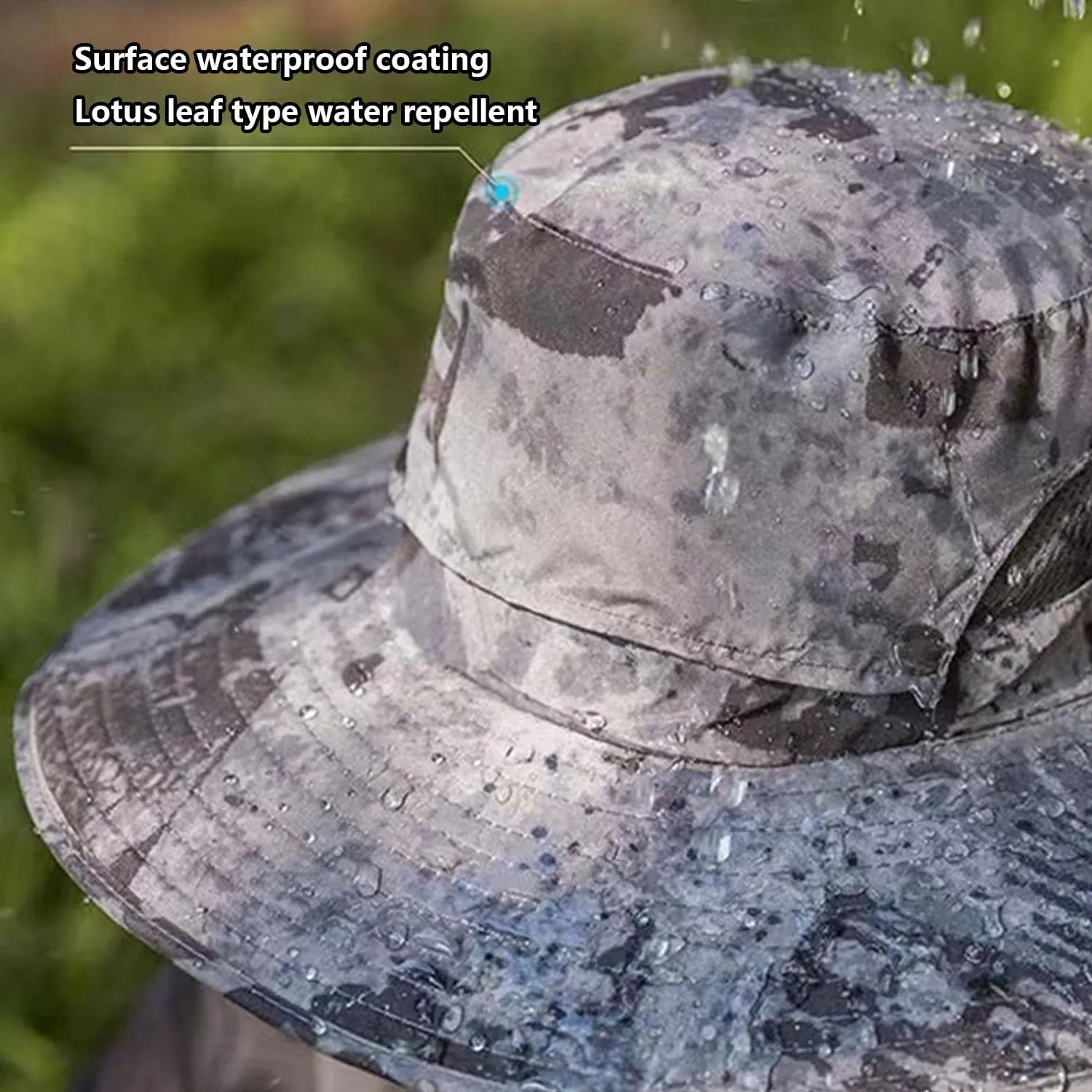 Wide Brim Solar Fan Hat with 2 Solar Powered Fan Built,Breathable Sun Bucket Hat for Men Women,for Outdoor