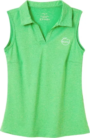 Willit Girls' Sleeveless Polo Shirts Golf Tennis Polo Lightweight Shirts Quick Dry