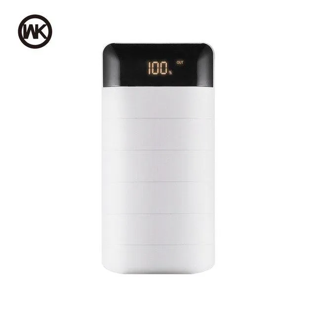 WK Bateria Externa 2A Power Bank 20000mAh Powerbank 20000mAh Battery Bank for Mi Power Bank 18650 Xiaomi iPhone 7 8 X XS Romoss