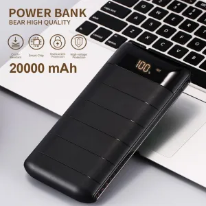 WK Bateria Externa 2A Power Bank 20000mAh Powerbank 20000mAh Battery Bank for Mi Power Bank 18650 Xiaomi iPhone 7 8 X XS Romoss