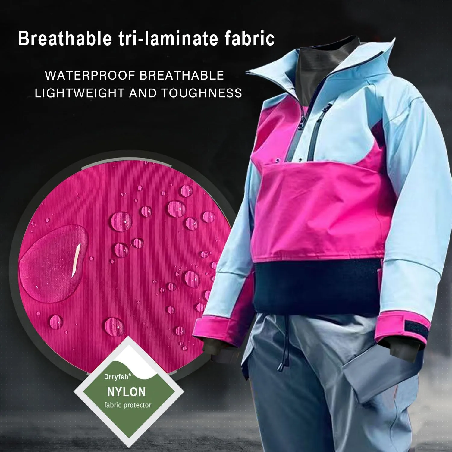 Women’s Cold Water Dry Suits for Kayaking, Rafting,Canoeing,Paddling,Sailing,Boating