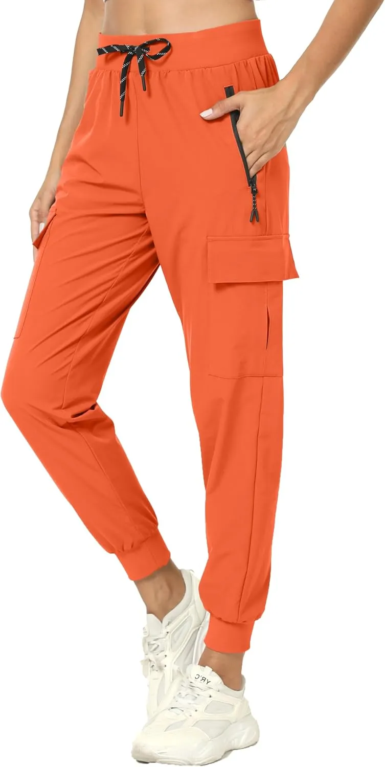 Women's Lightweight Joggers Quick Dry Hiking Running Pants for Athletic Casual Workout Outdoor