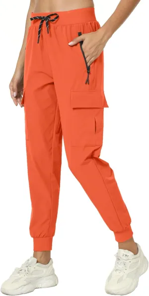 Women's Lightweight Joggers Quick Dry Hiking Running Pants for Athletic Casual Workout Outdoor