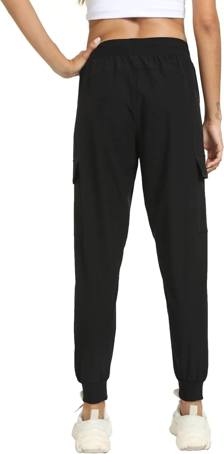 Women's Lightweight Joggers Quick Dry Hiking Running Pants for Athletic Casual Workout Outdoor