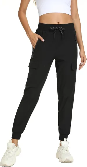 Women's Lightweight Joggers Quick Dry Hiking Running Pants for Athletic Casual Workout Outdoor