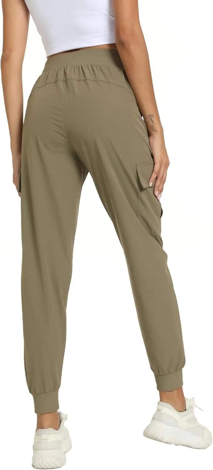 Women's Lightweight Joggers Quick Dry Hiking Running Pants for Athletic Casual Workout Outdoor